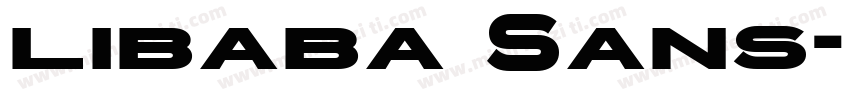 libaba Sans字体转换
